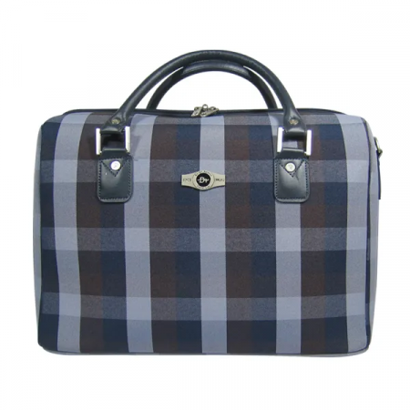 Бьюти-кейс BA6093"16"blue-brown check