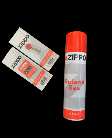Набор Zippo: газ, фитиль и кремни Zippo Набор Zippo: газ, фитиль и кремни