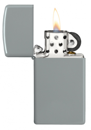 Зажигалка Slim Flat Grey Zippo 49527