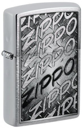 Зажигалка Zippo с покрытием Brushed Chrome Zippo 48784