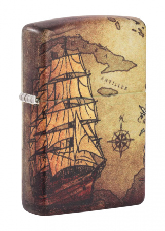 Зажигалка Zippo Pirate Ship Design Zippo 49355