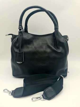 Сумка женская из натуральной кожи T-2606Black