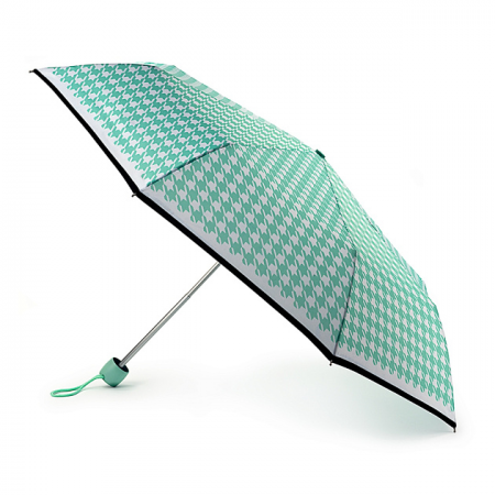 Зонт женский механика Fulton L354-4374 MintyHoundstooth