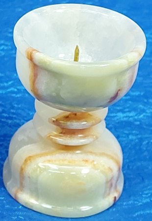 Подсвечник из оникса с иглой oniks 2*3_д_п