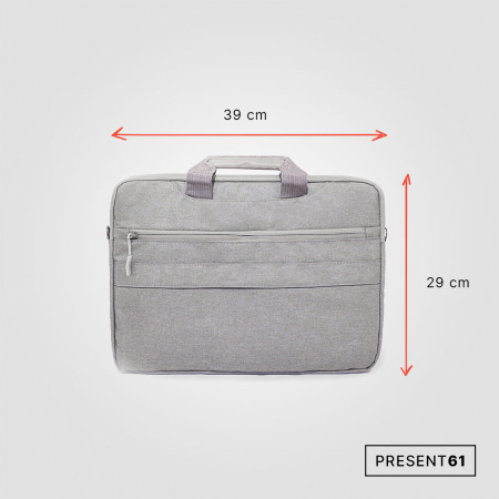 Сумка для ноутбука, диагональю 15,6 дюймов 118grey