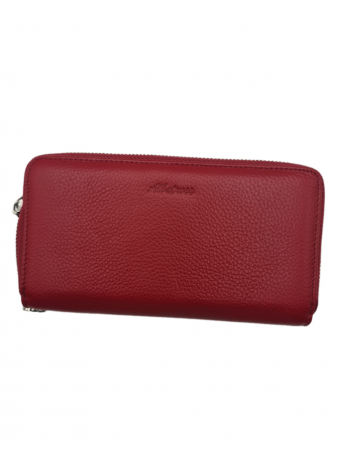  кошелёк на молнии 26-16-2158Red