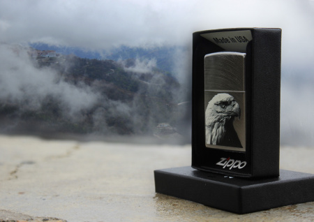 Зажигалка Chrome Arch Eagle head Zippo 24647 EAGLE HEAD