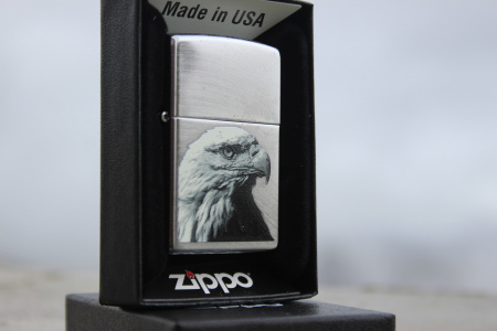 Зажигалка Chrome Arch Eagle head Zippo 24647 EAGLE HEAD