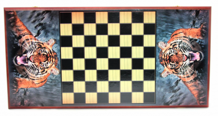 Нарды 2 в 1 - Тигр backgammon18