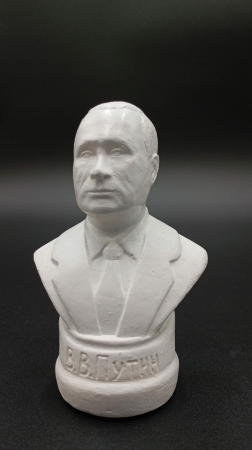 Бюст Путин Владимир Владимирович белый 25.03.25