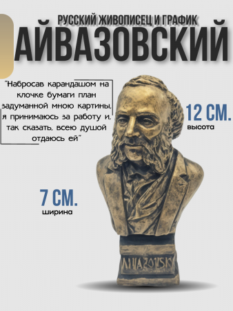 Бюст Айвазовский Иван Константинович 012-24