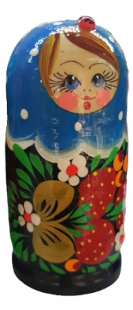 Матрешка цветная 5шт matryoshka3*
