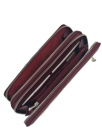  кошелёк на молнии 26-5-2158D.Red